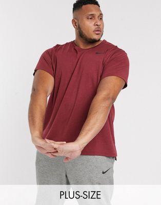 Nike Training Plus - Pro HyperDry - T-shirt in bordeauxrood