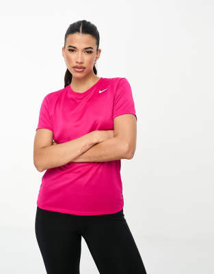 Nike Training Plus - RLGD Dri-FIT - T-Shirt in Rosa-Rot