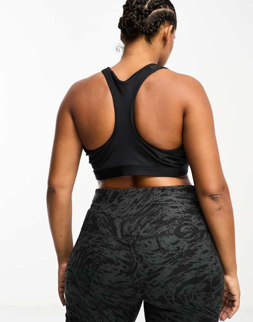 Nike Training Plus Swoosh Dri-Fit bra in black, 4 of 4