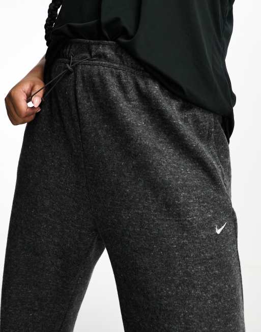 Nike Training Plus Therma-FIT cozy wide joggers in black