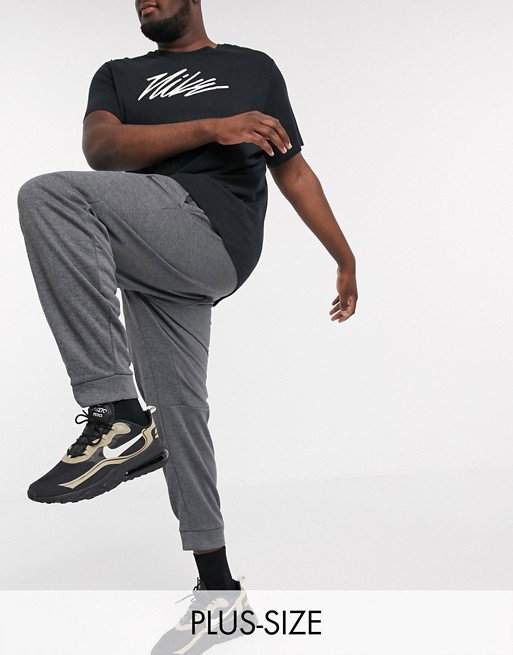 Nike Training Plus Therma tapered joggers in grey