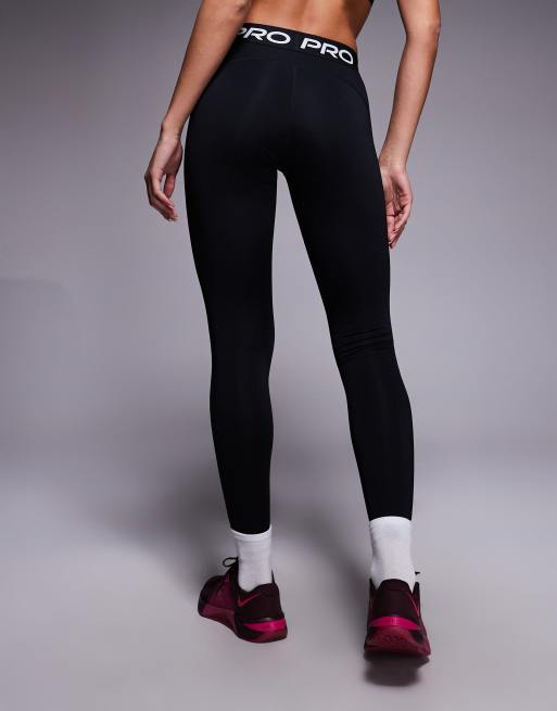 Nike Training - Pro 365 - Legging en tissu Dri-FIT à taille mi-haute - Noir, 4 de 5