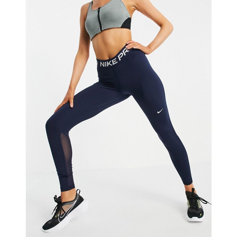 Activewear ND6pZ Nike Training - Pro 365 - Leggings blu navy