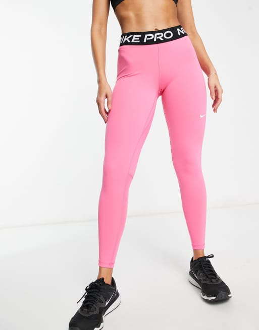  Nike Pro 365 Tight Leggings Women Black/Pink/White - XS - Leggings  Pants : Clothing, Shoes & Jewelry