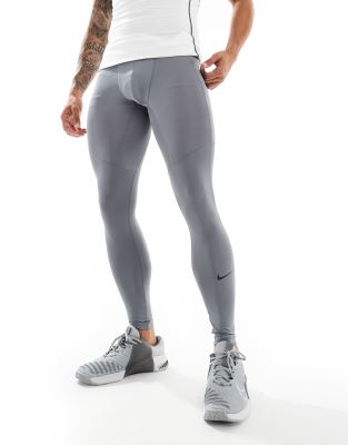 Nike Training Pro compression leggings in dark grey ASOS