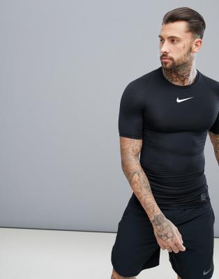 nike pro compression short sleeve top