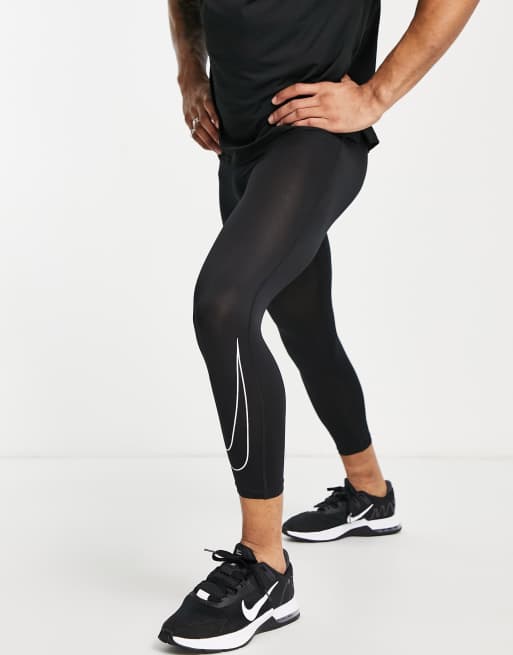 capaciteit Armoedig Megalopolis Nike Training Pro Dri-FIT 3/4 tights in black | ASOS