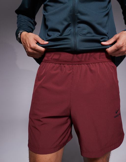 Nike Training Pro Dri-FIT 6 inch shorts in red, 4 of 5
