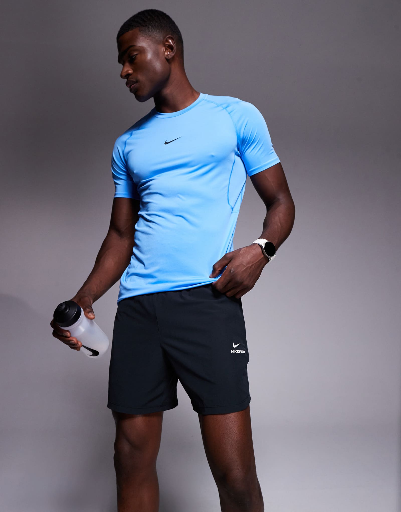 Шорты Nike Training Pro Dri-Fit длиной 6 дюймов черного цвета