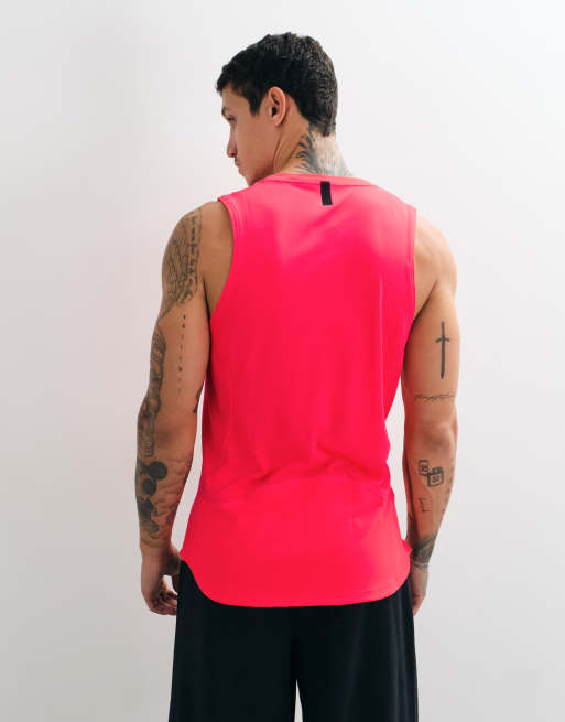 Nike Training Pro Dri-FIT canotta rossa, 3 di 5