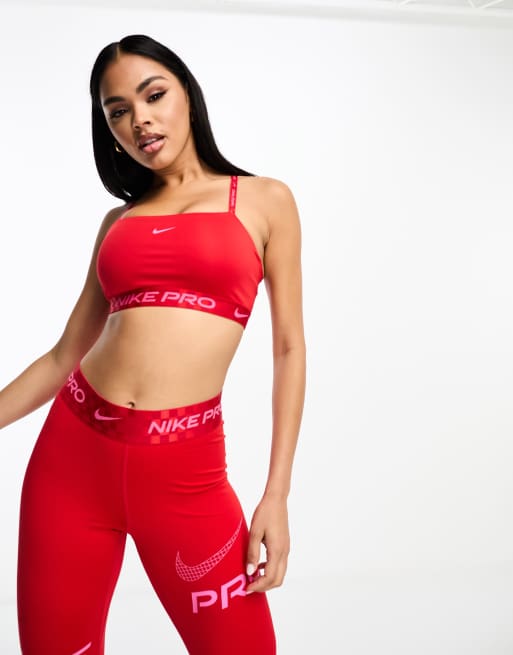 Red Nike Bralette Bikini Top - Get The Label