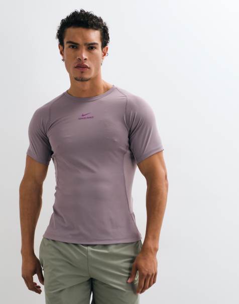 Nike Training Pro Dri-FIT muscle fit T-shirt in paars - view 1