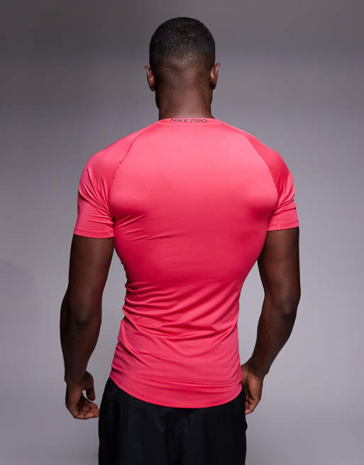 Nike Training Pro Dri-FIT muscle fit t-shirt in pink, 3 of 5