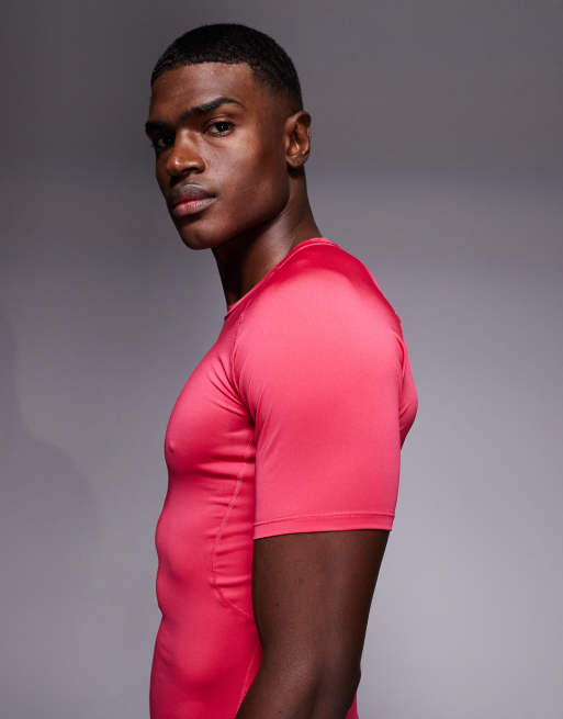 Nike Training Pro Dri-FIT muscle fit t-shirt in pink, 4 of 5
