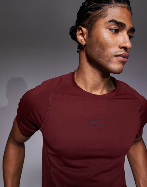 Nike Training Pro Dri-FIT muscle fit t-shirt in red, 5 of 5