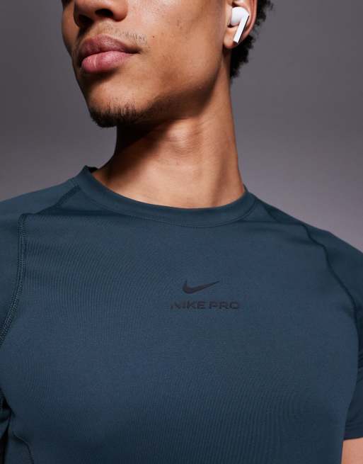 Nike Training – Pro Dri-FIT – Muskel-T-Shirt in Grün, 5 von 5