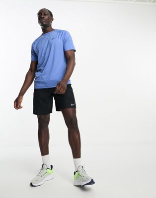Nike Training Pro Dri-Fit ready t-shirt in blue heather - ASOS Price Checker