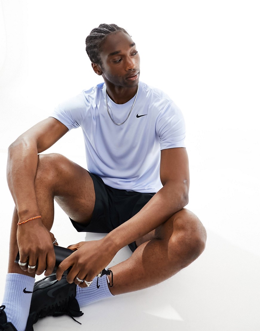 Nike Pro Dri-fit Reset T-shirt In Blue