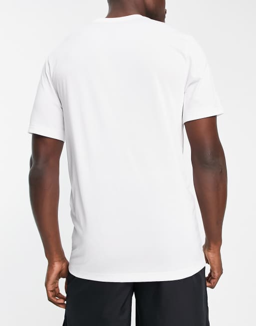 Nike Training Pro Dri-FIT Reset T-shirt in white