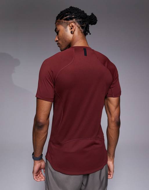 Nike Training – Pro – Dri-FIT – Röd t-shirt i muscle fit, 3 av 5