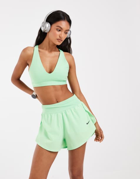 Nike Training Pro Dri-FIT sculpt 2-in-1 short in groen - view 1