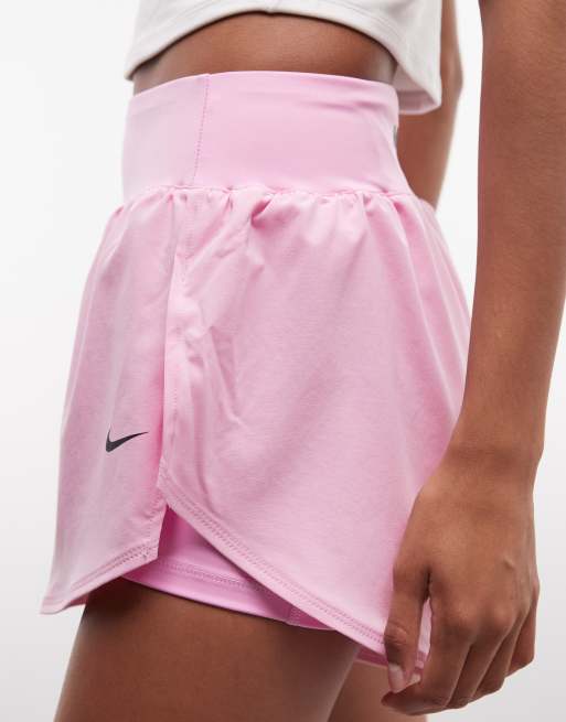 Nike Training Pro Dri-FIT sculpt 2-in-1 short in roze, 3 van 5