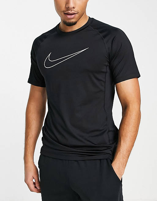 Nike Training Pro Dri-FIT slim fit t-shirt in black | ASOS