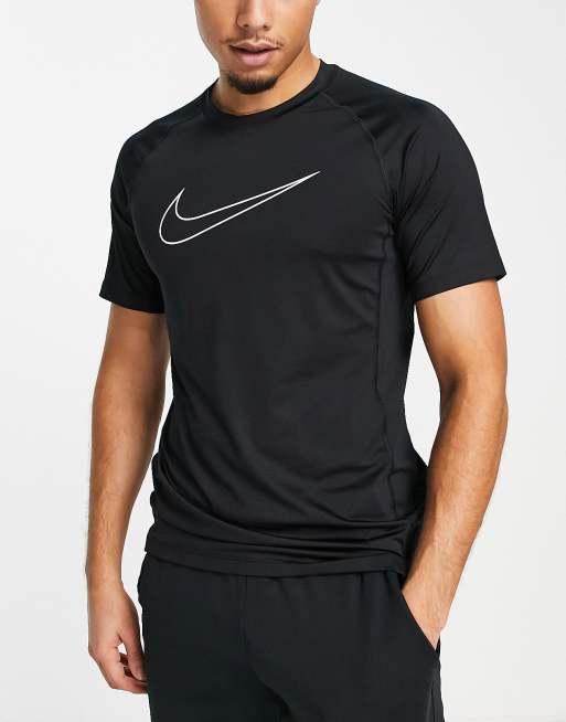 Nike Training Pro Dri FIT slim fit t shirt in black ASOS