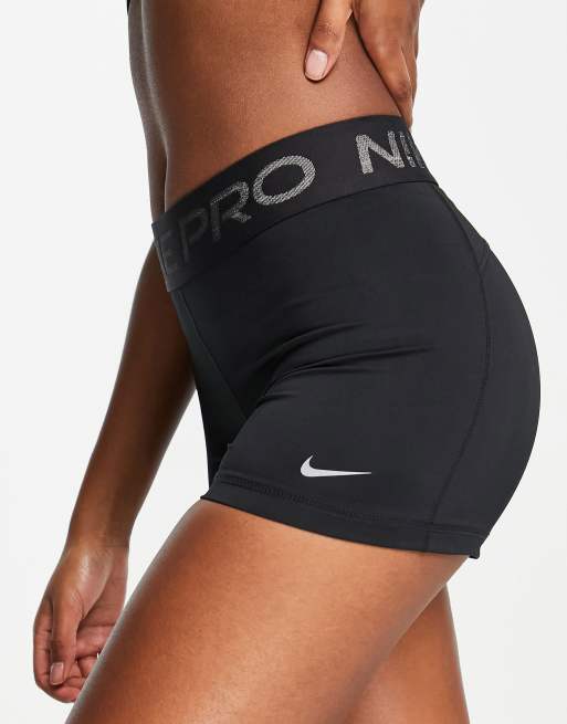 Nike Training Pro Dri-FIT Sparkle Pack 3-Inch legging shorts in