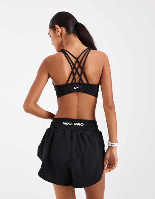 Nike Training Pro Dri-FIT Sport-BH in Schwarz, 3 von 4
