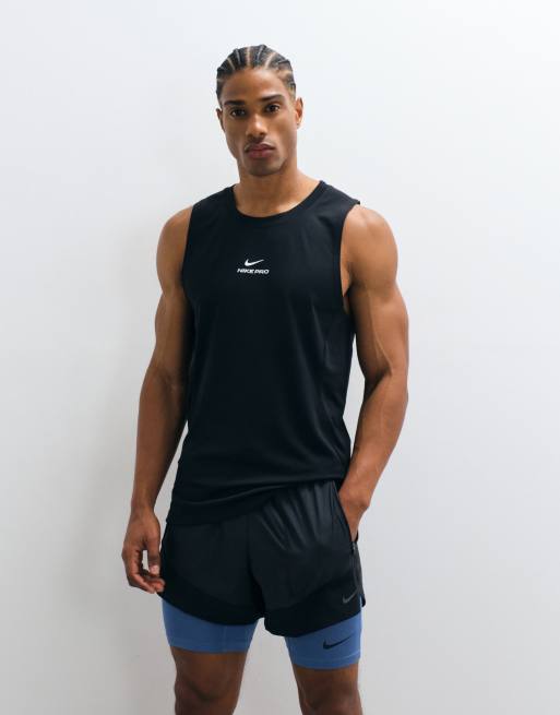 Nike Training Pro Dri-FIT tank in black, 2 of 5