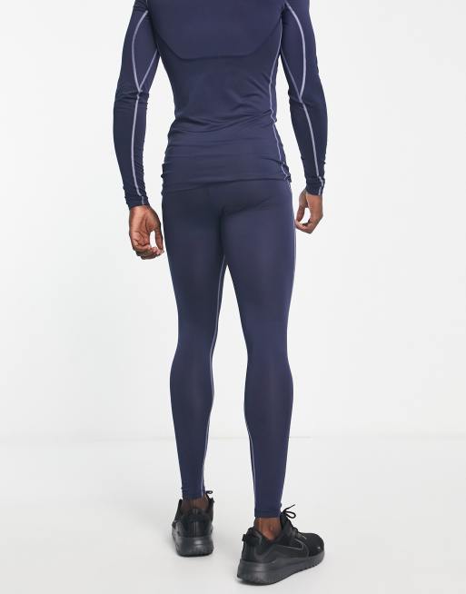 Nike navy store running tights