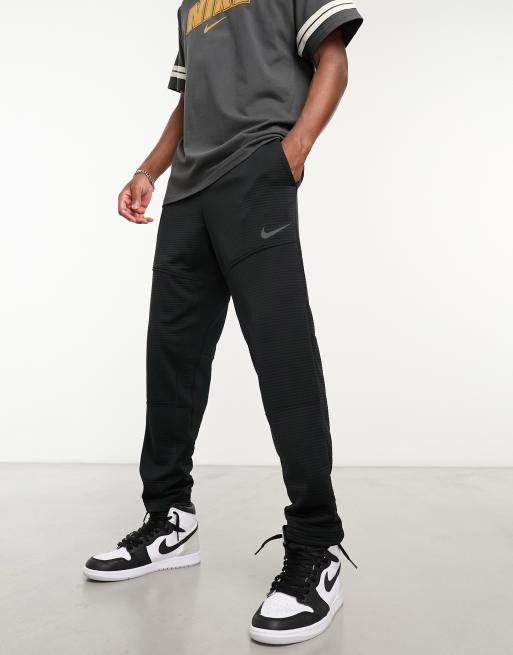 Nike Training Pro fleece joggers in black