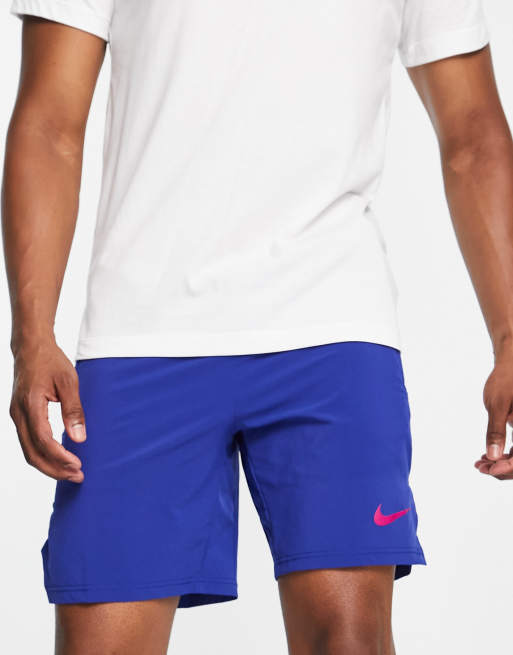 navy blue nike dri fit shorts