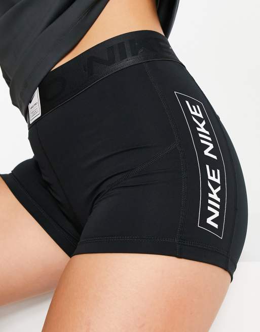 Nike Training Pro GRX Dri-FIT 3 inch booty shorts in black