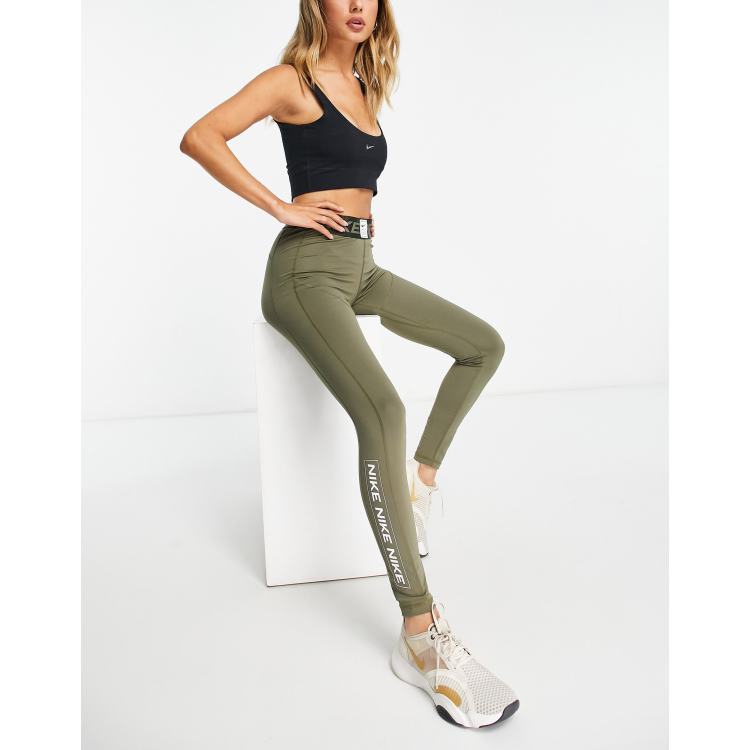 Legging long taille mi-haute Nike Pro pour femme