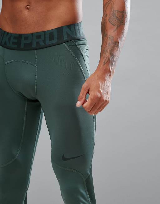 Nike Men's Pro Hyperwarm Aeroloft Tights In Seaweed