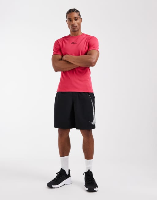 Nike Training Pro muscle fit top in hot pink, 2 of 5