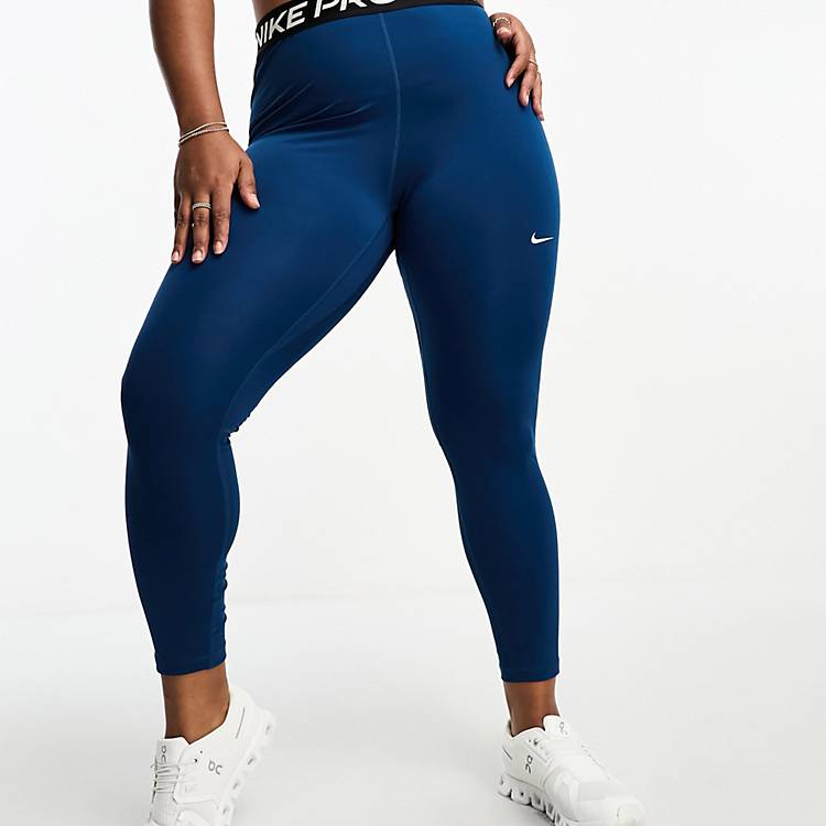 Nike Training Pro Plus 365 leggings in blue