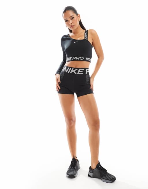 Nike reflective crop top sales