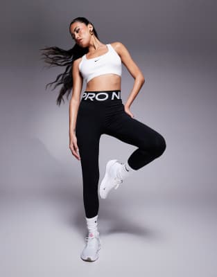 Nike Pro Sculpt High Waisted 7/8 Leggings In Black