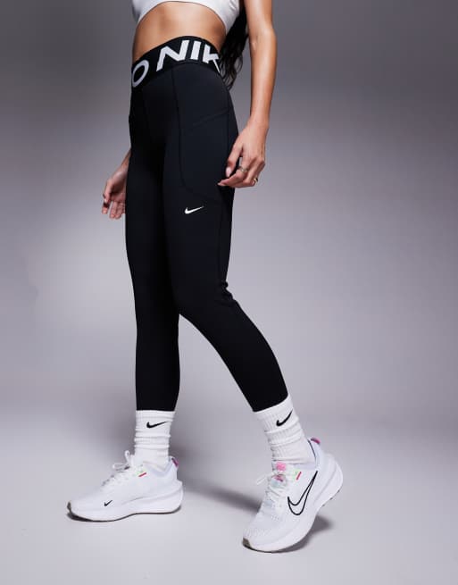 Nike pro logo legging best sale