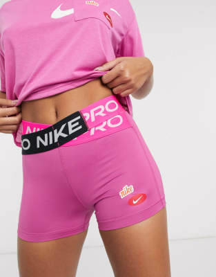 pink nike pros