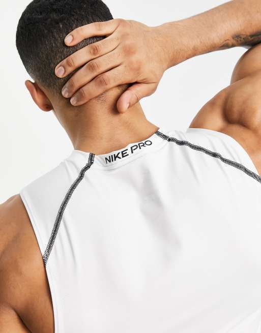 Nike Pro Tank Top Compression - White