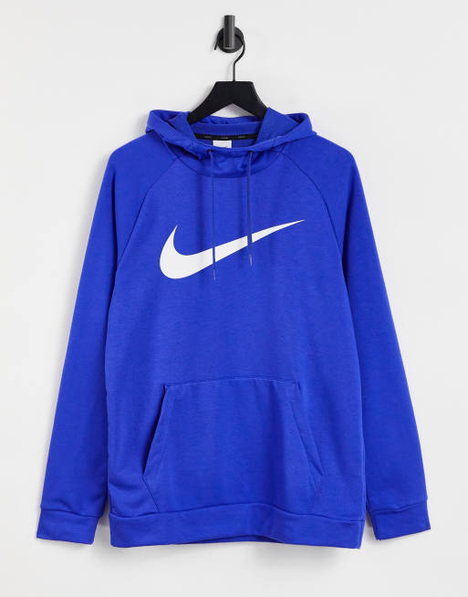 Nike dri clearance fit hoodie blue