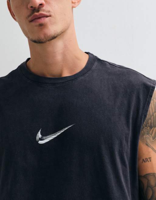 Nike Training relaxed tank top in black, 5 of 5
