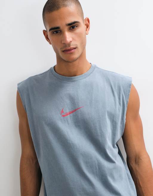 Nike Training relaxed tank top in gray, 3 of 5