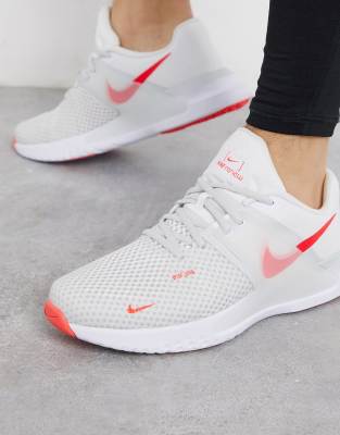 nike training renew sneakers in white