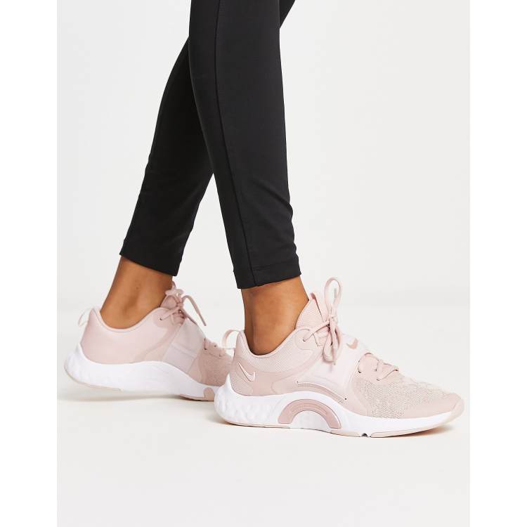 Nike store peach trainers