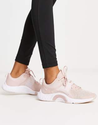 Nike Training Renew In-Season TR12 sneakers in pink oxford